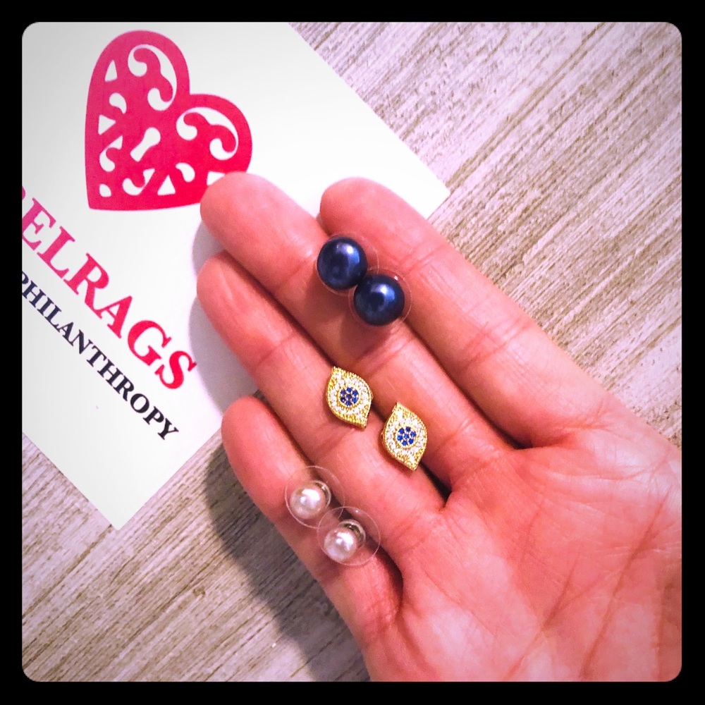 3 Pair Stud Set